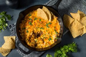 Homemade Mexican Chorizo Queso Oaxaca Dip